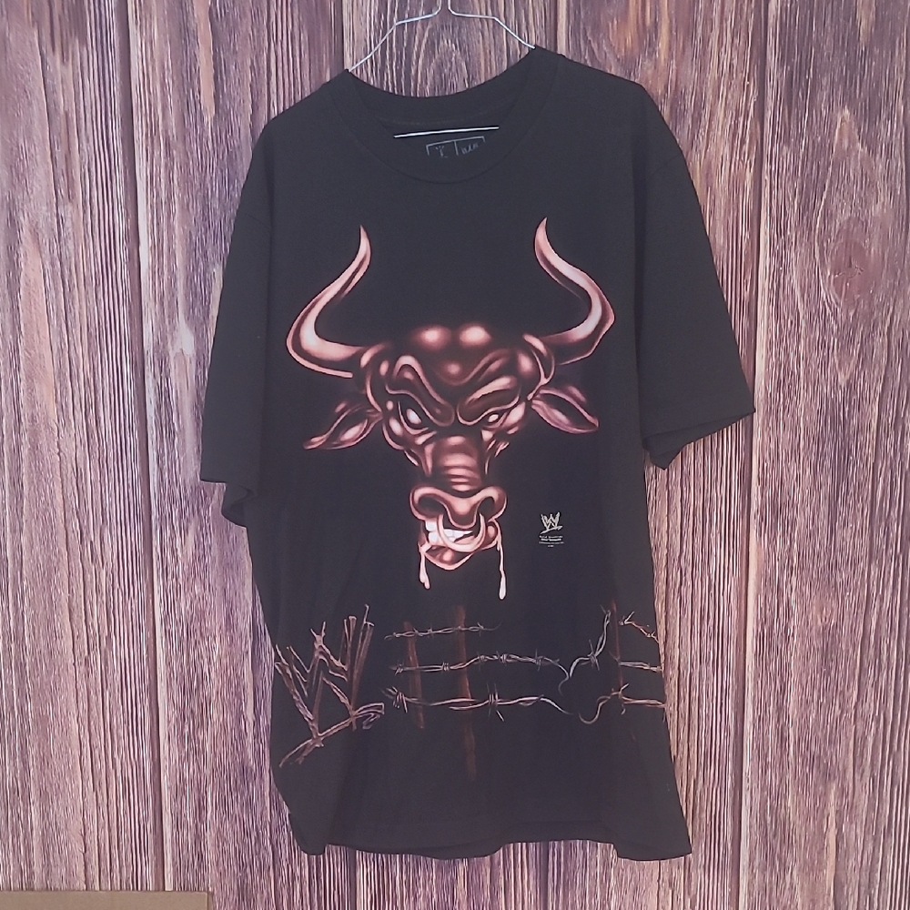 Cactus Jack by Travis Scott x WWE Know Your Role T-Shirt The Rock 'Black'